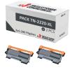 Compatível Pack 2x Brother TN-2220XL