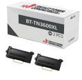 Compatível Pacote 2x Brother TN3600XL