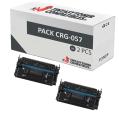 Compatível Pack 2x Canon 057 Preto