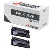 Compatível Pack 2x Canon 057H Preto