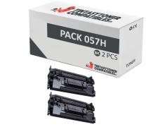 Compatível Pack 2x Canon 057H Preto