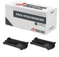 Compatível Pack 2x Canon 070A Preto