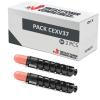 Compatível Pack 2x Canon C-EXV37