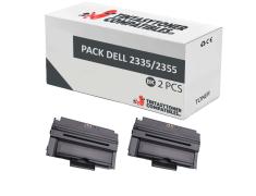 Compatível Pacote 2x Dell 2335/2355