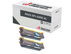 Compatível Pacote 2x Epson EPL 6200 (Alta Capacidade)