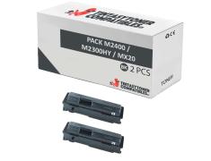 Compatível Pack 2x Epson M2400 / M2300HY / MX20