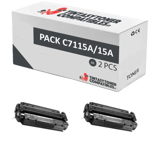 Compatível Pacote 2x HP C7115A