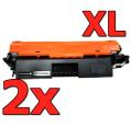Compatível Pacote 2X HP CF217A XXL Premium (alta capacidade)