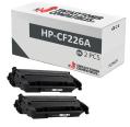 Compatível Pacote 2x HP CF226A Preto Premium