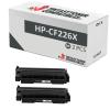 Compatível Pacote 2x HP CF226X Preto Premium