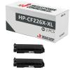 Compatível Pacote 2x HP CF226X-XL Preto Premium