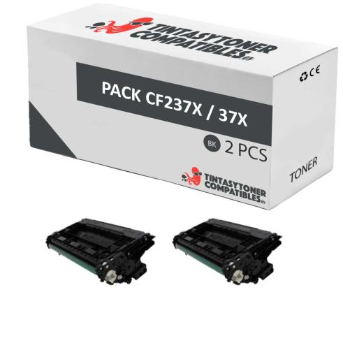 Compatível Pack 2x HP CF237X