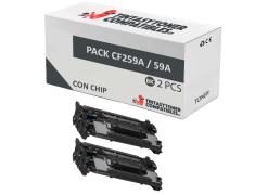 Compatível Pack 2x HP CF259A (Com Chip)