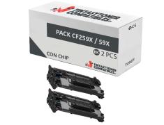 Compatível Pack 2x HP CF259X (Con Chip)