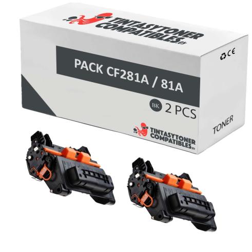 Compatível Pack 2x HP CF281A