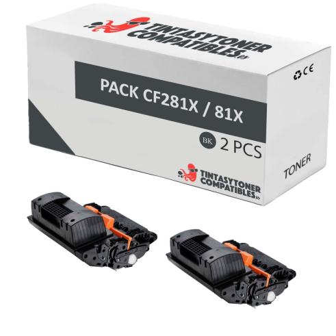 Compatível Pack 2x HP CF281X