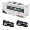 Compatível Pack 2x HP CF289X Preto