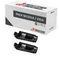Compatível Pack 2x Hp W1331A Preto