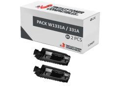 Compatível Pack 2x Hp W1331A Preto