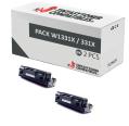 Compatível Pack 2x Hp W1331X Preto