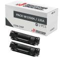 Compatível Pack 2x HP W1350A Preto