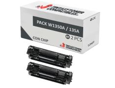 Compatível Pack 2x HP W1350A Preto