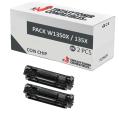 Compatível Pack 2x HP W1350X preto (com chip)