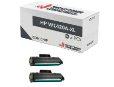 Compatível Pack 2x HP W1420A-XL Preto (Com Chip)