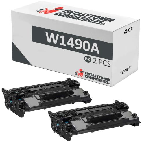 Compatível Pacote 2x HP W1490A Preto