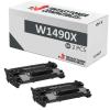 Compatível Pacote 2x HP W1490X Preto