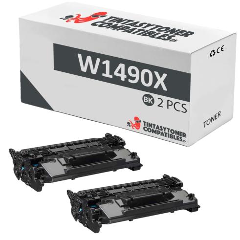 Compatível Pacote 2x HP W1490X Preto
