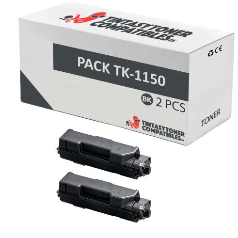 Compatível Pack 2x Kyocera TK-1150