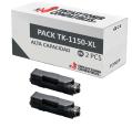 Compatível PACK 2X Kyocera TK-1150XL
