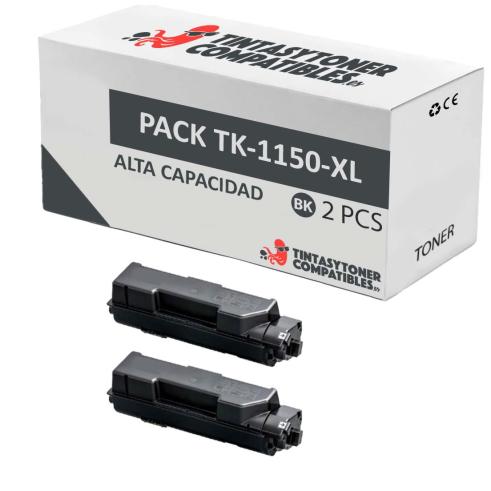 Compatível PACK 2X Kyocera TK-1150XL