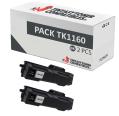 Compatível Pack 2X Kyocera TK-1160