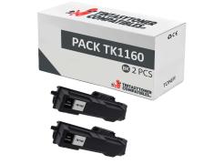 Compatível Pack 2X Kyocera TK-1160