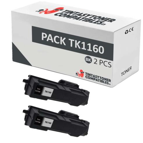 Compatível Pack 2X Kyocera TK-1160