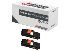 Compatível Pack 2x Kyocera TK-140 / TK-142 / TK-144