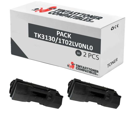 Compatível Pack 2x Kyocera TK-3130
