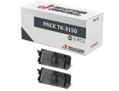 Compatível Pack 2x Kyocera TK-3150