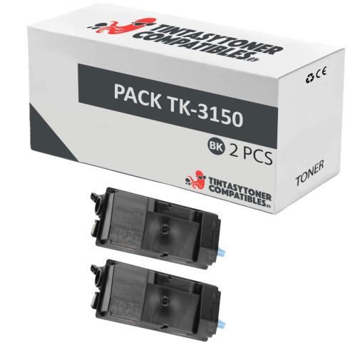 Compatível Pack 2x Kyocera TK-3150