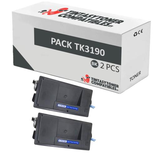 Compatível Pacote 2x Kyocera TK-3190