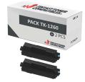 Compatível Pack 2x Kyocera TK1260 Preto