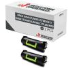 Compatível PACK 2X Lexmark MS417 / MS517 / MS617 / MX417 / MX517 / MX617 Preto