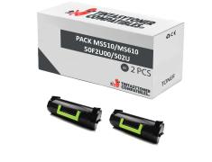 Compatível PACK 2X LEXMARK MS510 / MS610