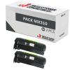 Compatível Pacote 2x Lexmark MX310 / MX410 / MX510 / MX511 / MX611