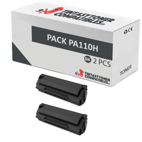 Compatível PACK 2X Pantum PA110H Preto