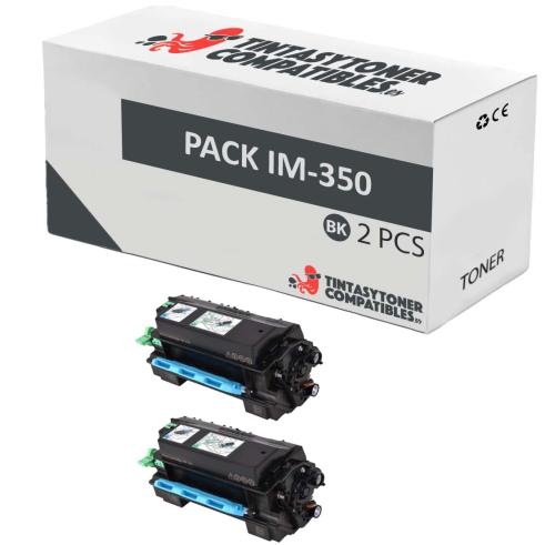 Compatível Pacote 2x Ricoh IM350 Preto