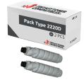 Compatível Pack 2x Ricoh Type 2220D