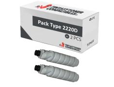 Compatível Pack 2x Ricoh Type 2220D